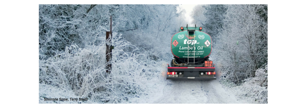 Lambes Oil Delivering Home Heating Oil in the Snow Shinrone Offaly