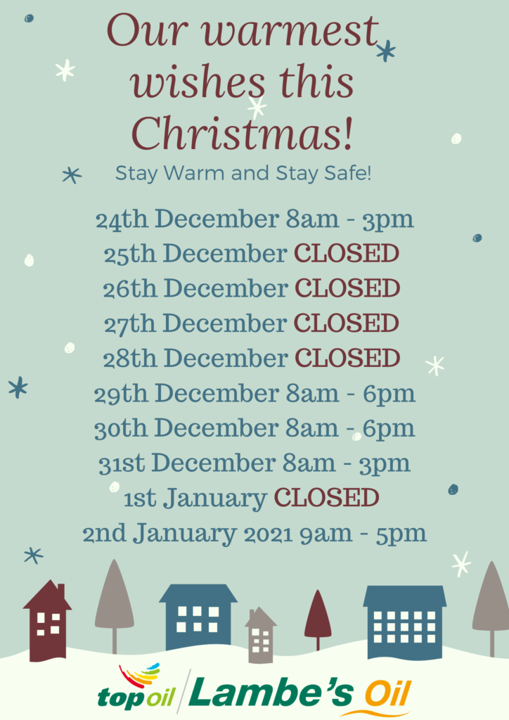 Lambes Oil Christmas Opening Hours